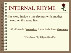 internal rhyme internal rhyme