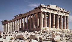 This Architecture is called the___ and is it located on the ___ in Athens, Greece; it was designed by__ with contributions by___ This Architecture is called the___ and is it located on the ___ in Athens, Greece; it was designed by__ with contributions by___