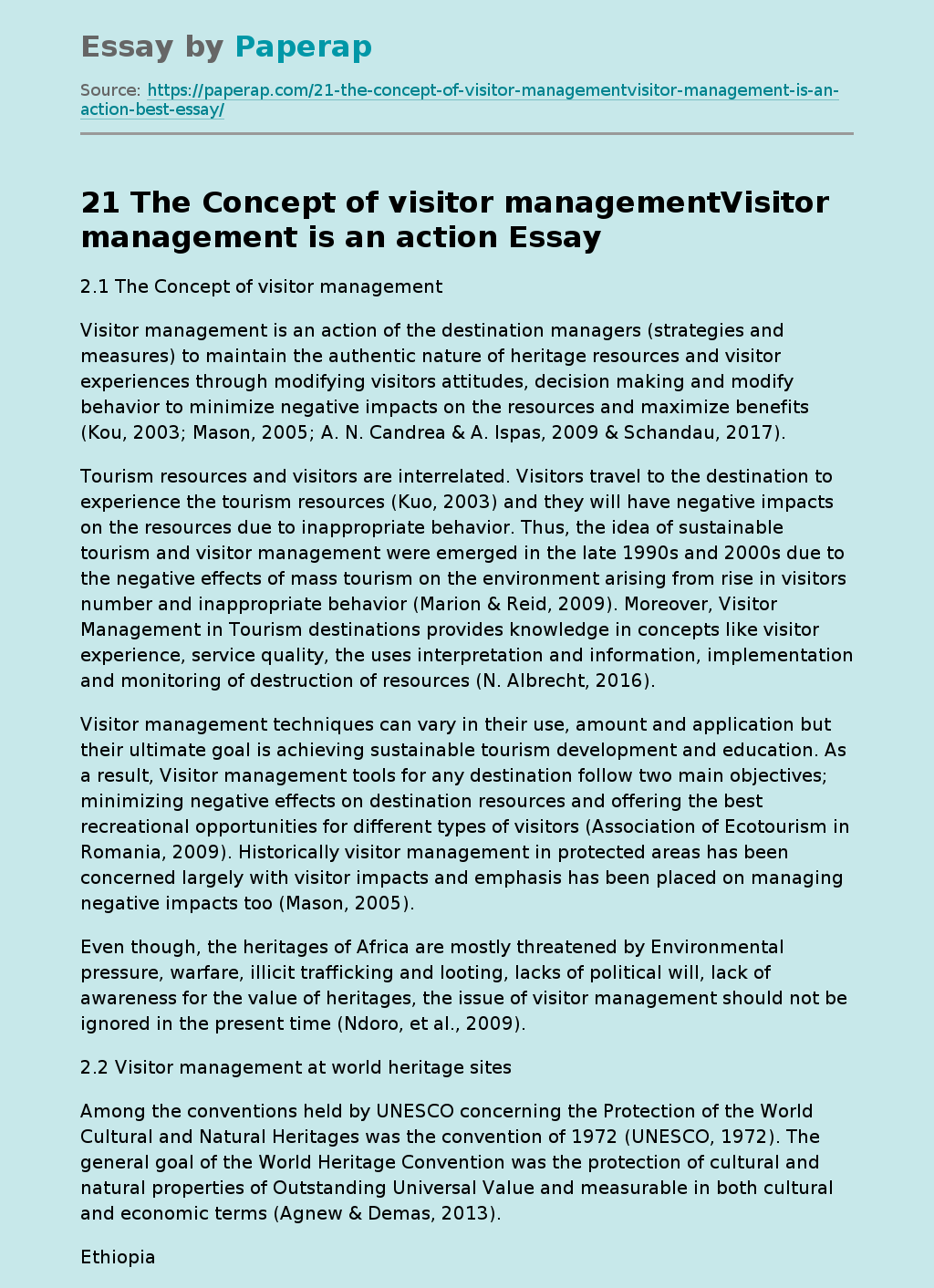Visitor Management Is an Action