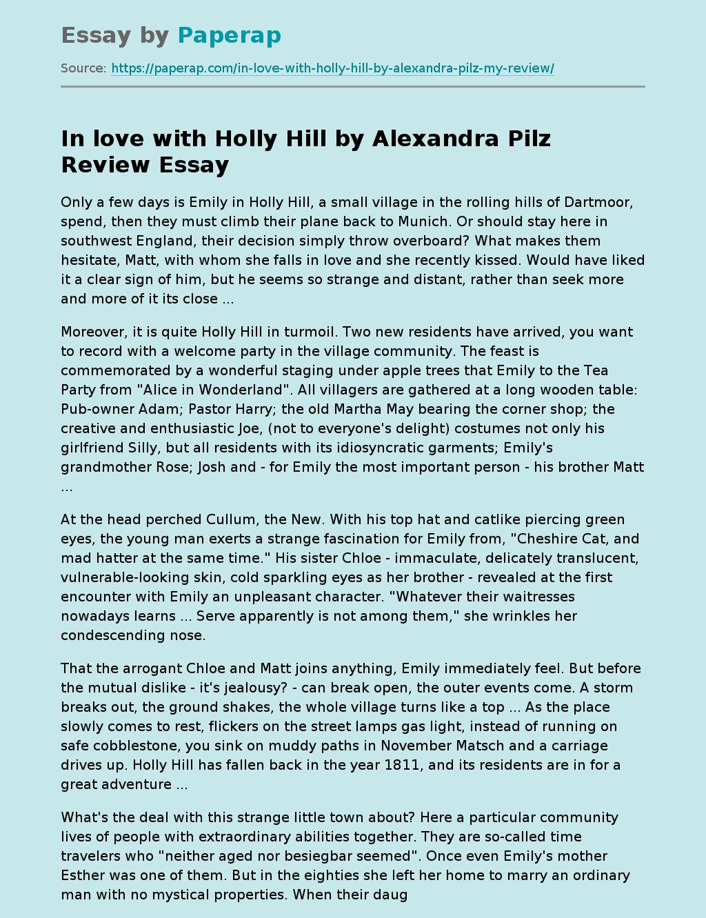 In Love With Holly Hill by Alexandra Pilz