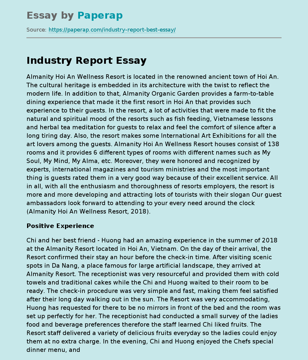 Industry Report