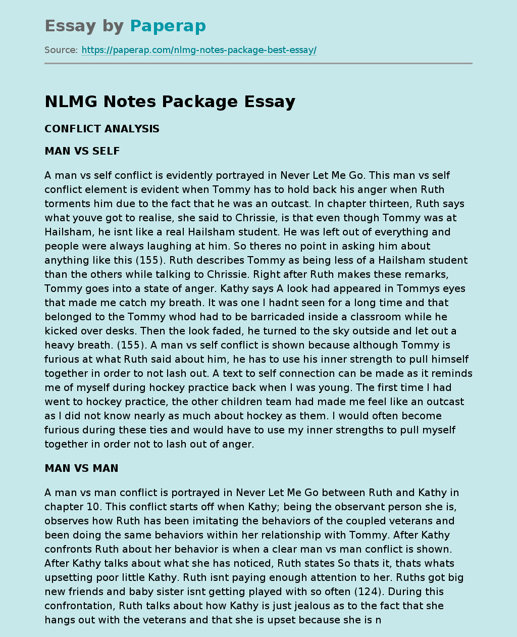 NLMG Notes Package