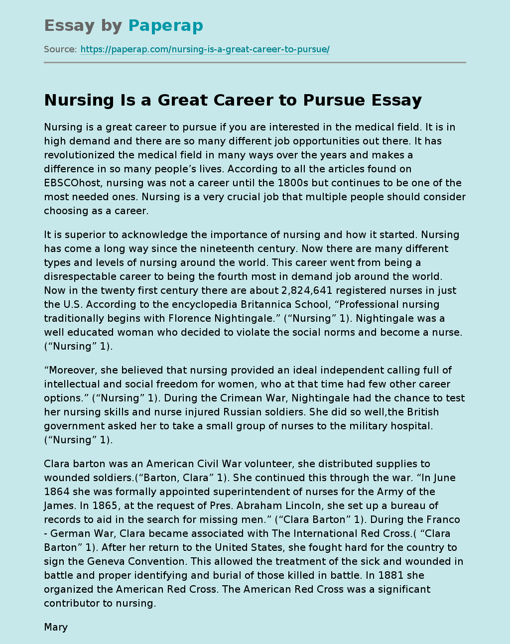 nursing-is-a-great-career-to-pursue-free-essay-example