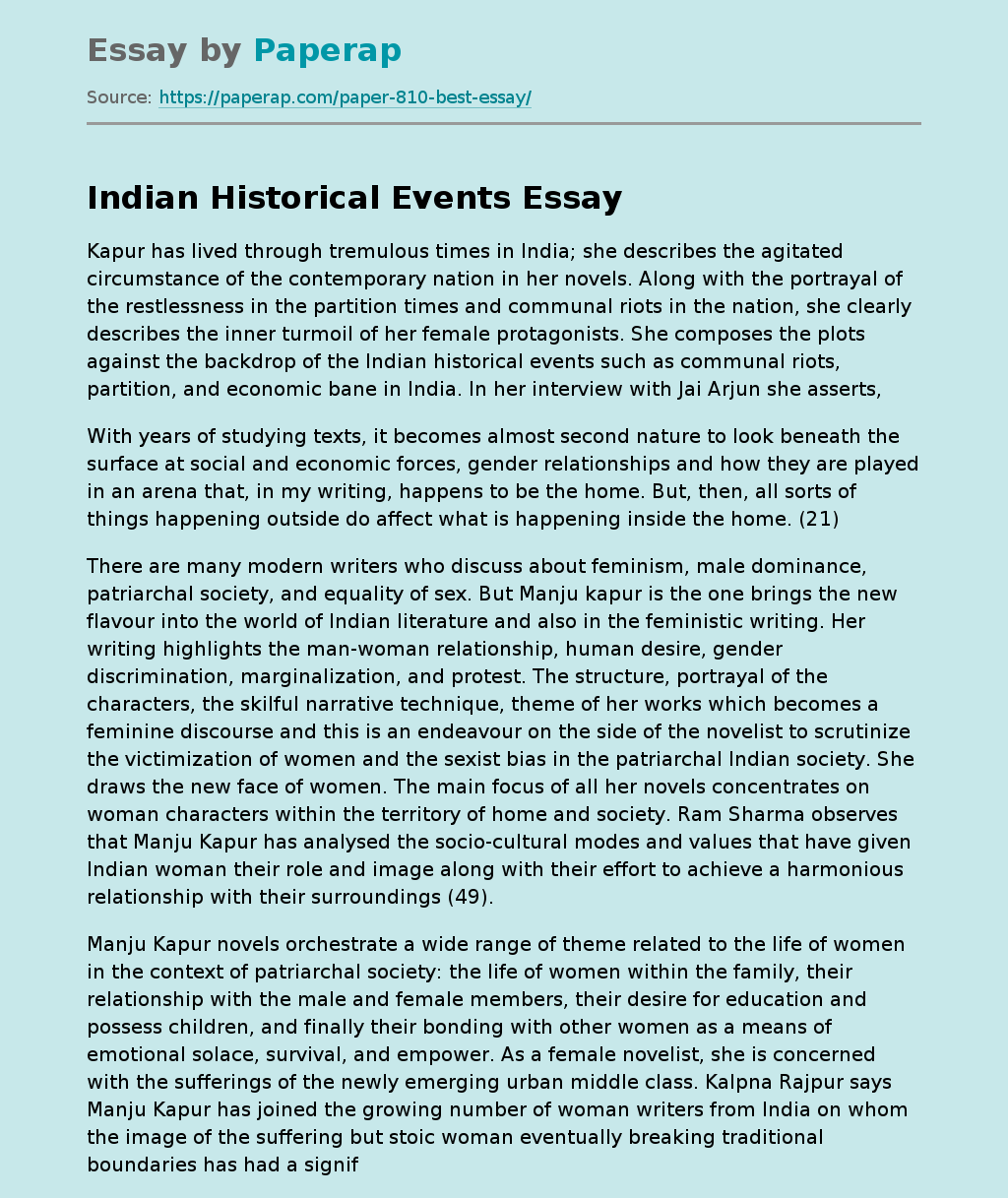 Indian Historical Events