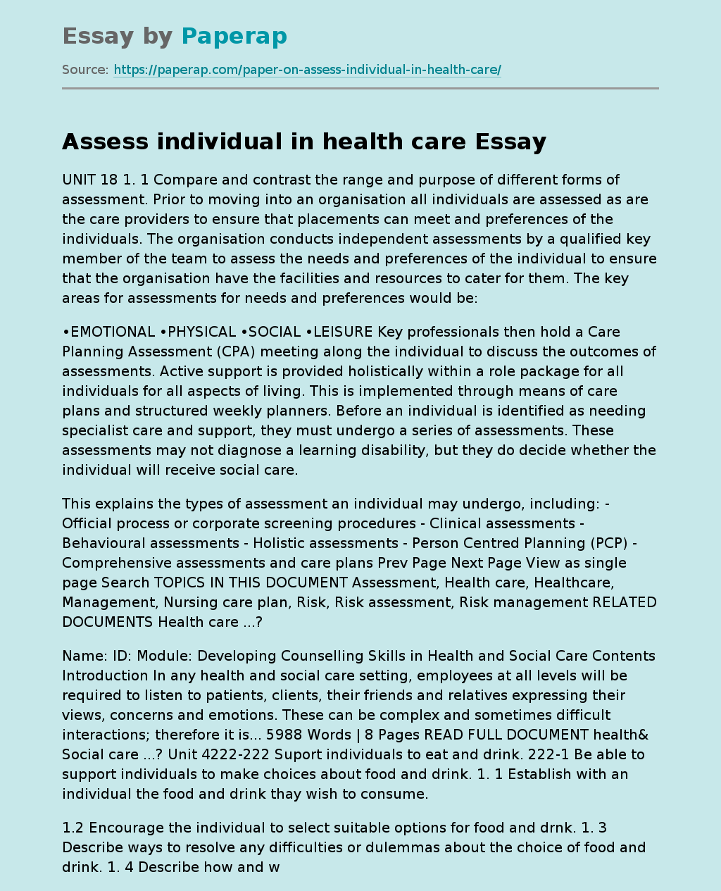 The Growing Importance Of Global Health Essay Example