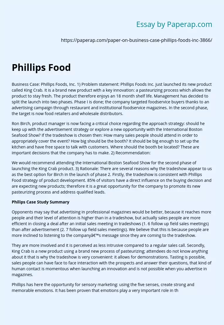 Phillips Food