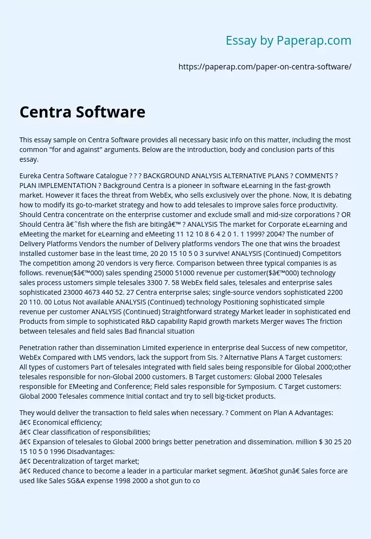 Centra Software