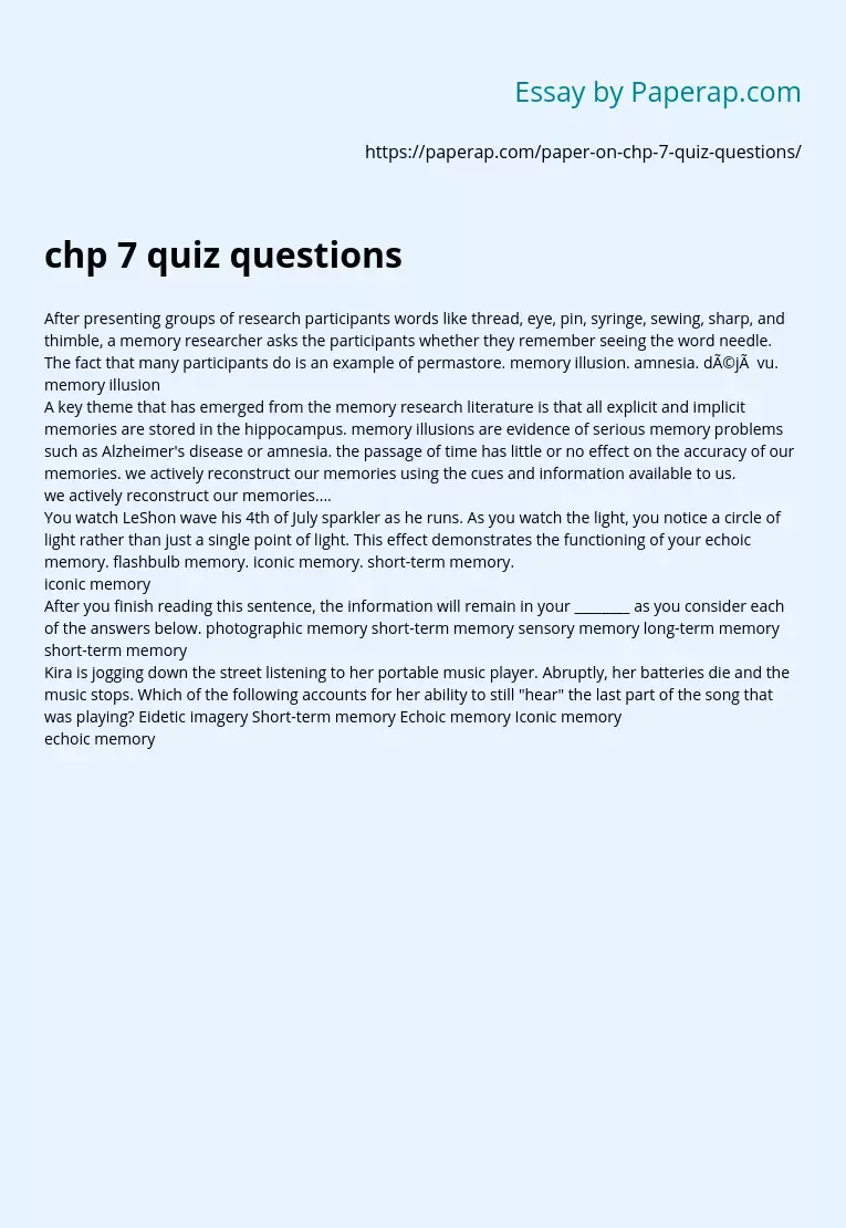 chp 7 quiz questions