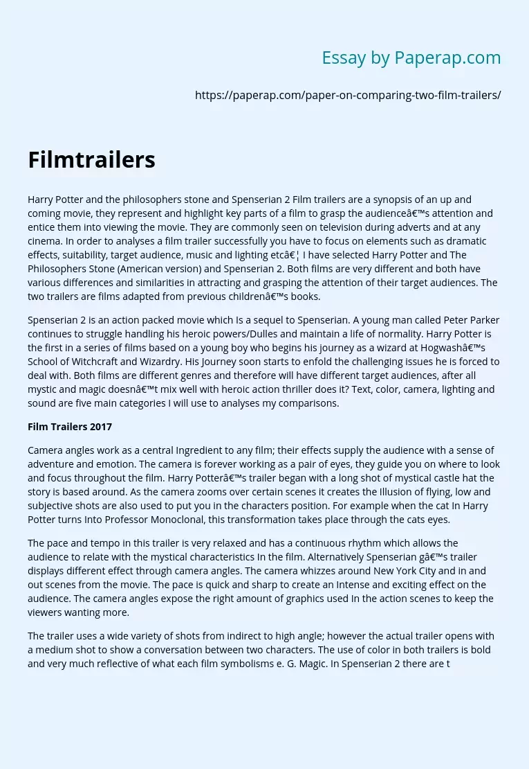 Movie Trailers: Showcasing Key Film Elements
