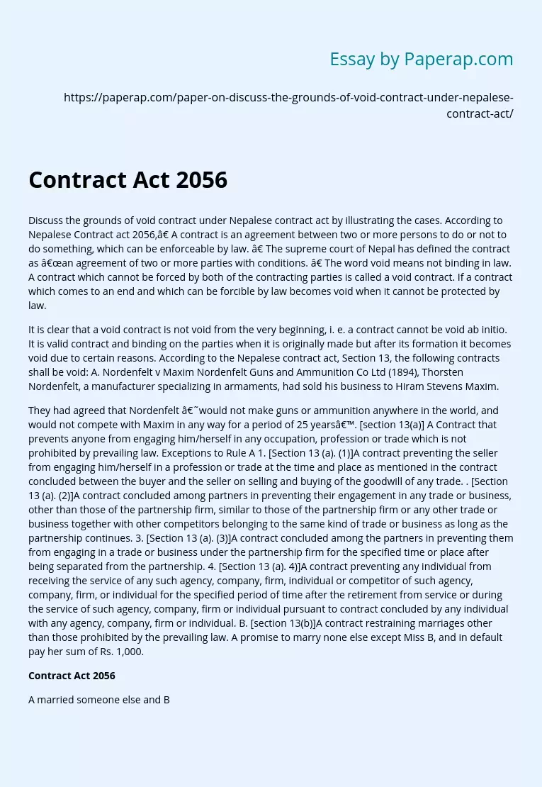Contract Act 2056