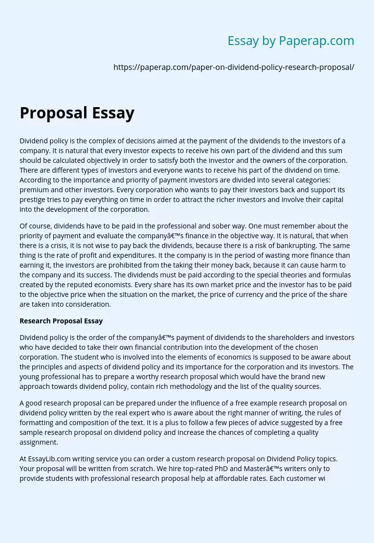 how to write a good proposal essay