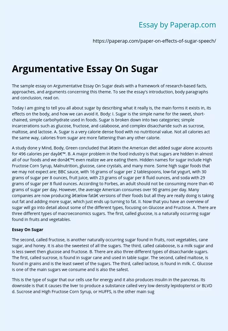 Everything You Wanted to Know About Sugar