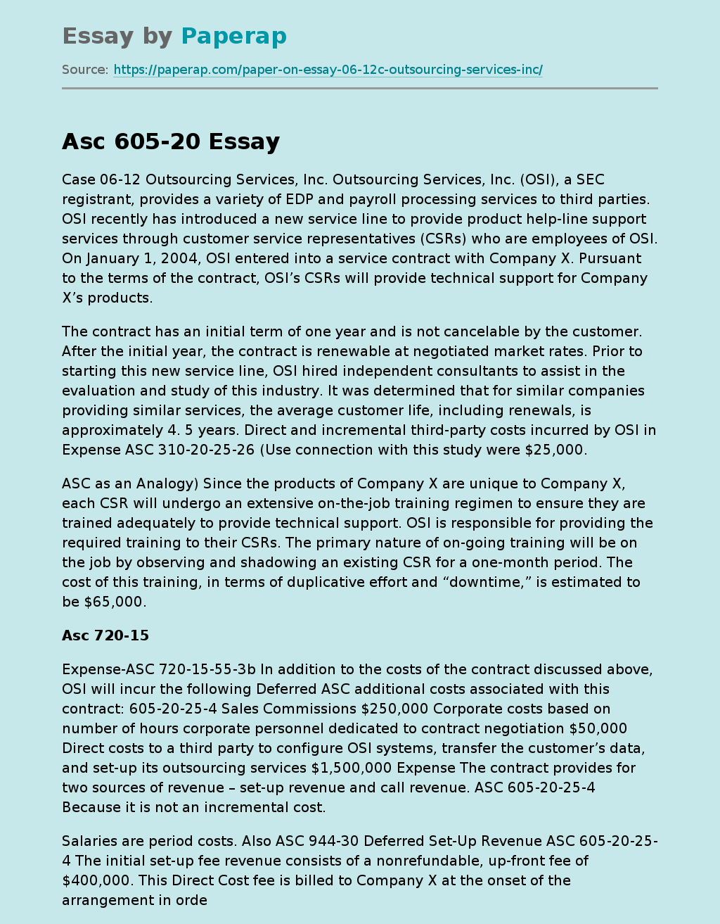 Asc 605-20