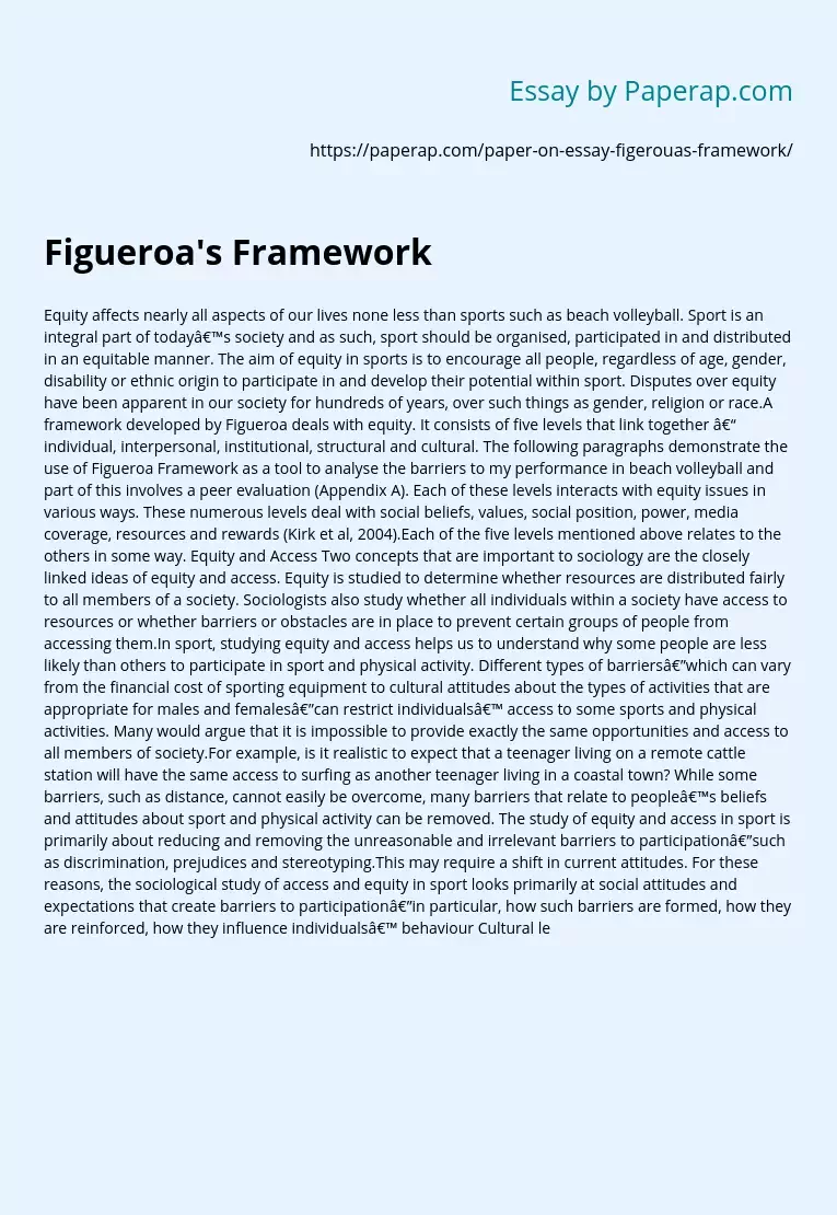 figueroas framework structural level