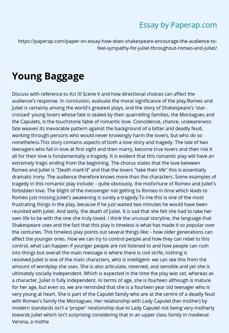 Young Baggage