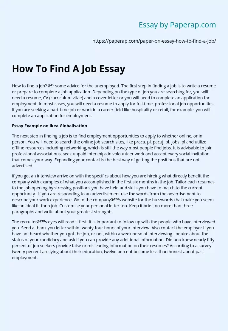 teaching as a job essay