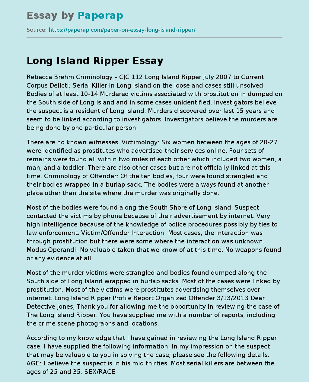 Long Island Ripper