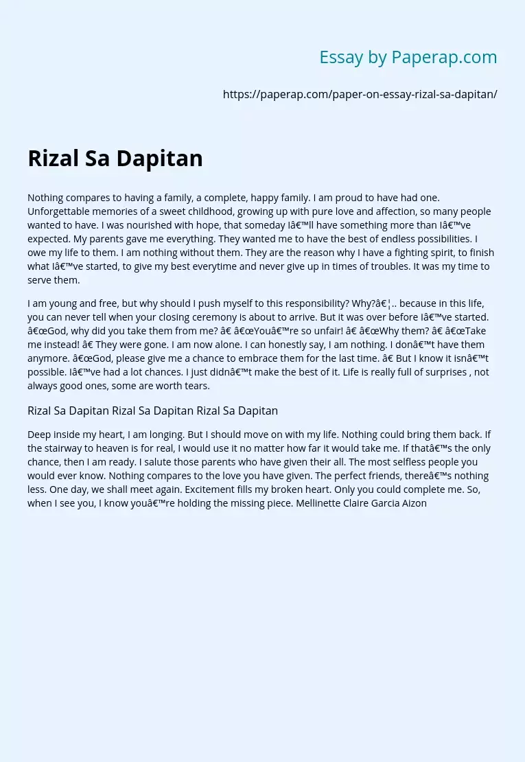 Rizal Sa Dapitan Rizal Sa Dapitan Rizal Sa Dapitan
