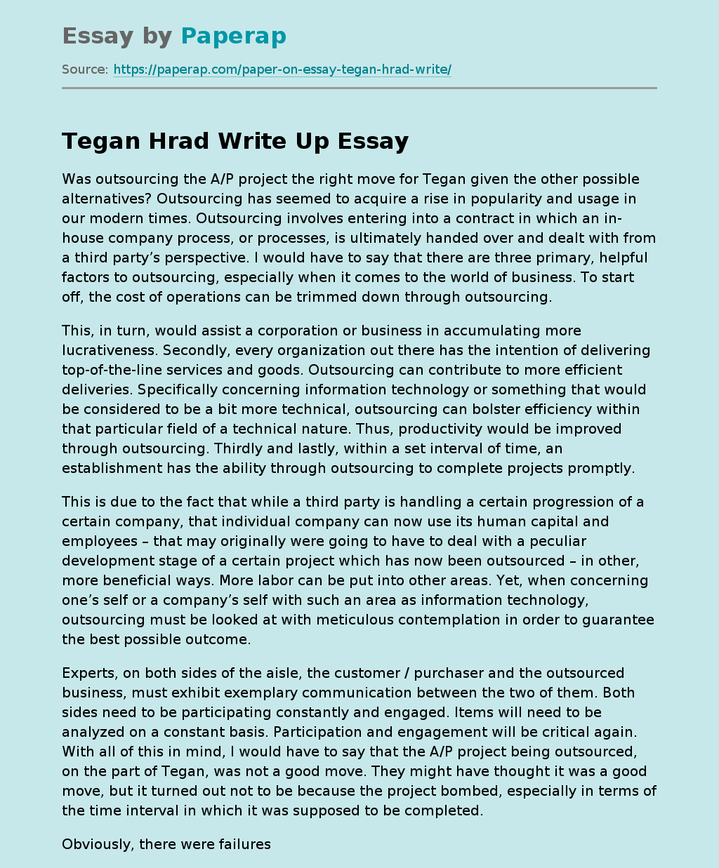Tegan Hrad Write Up