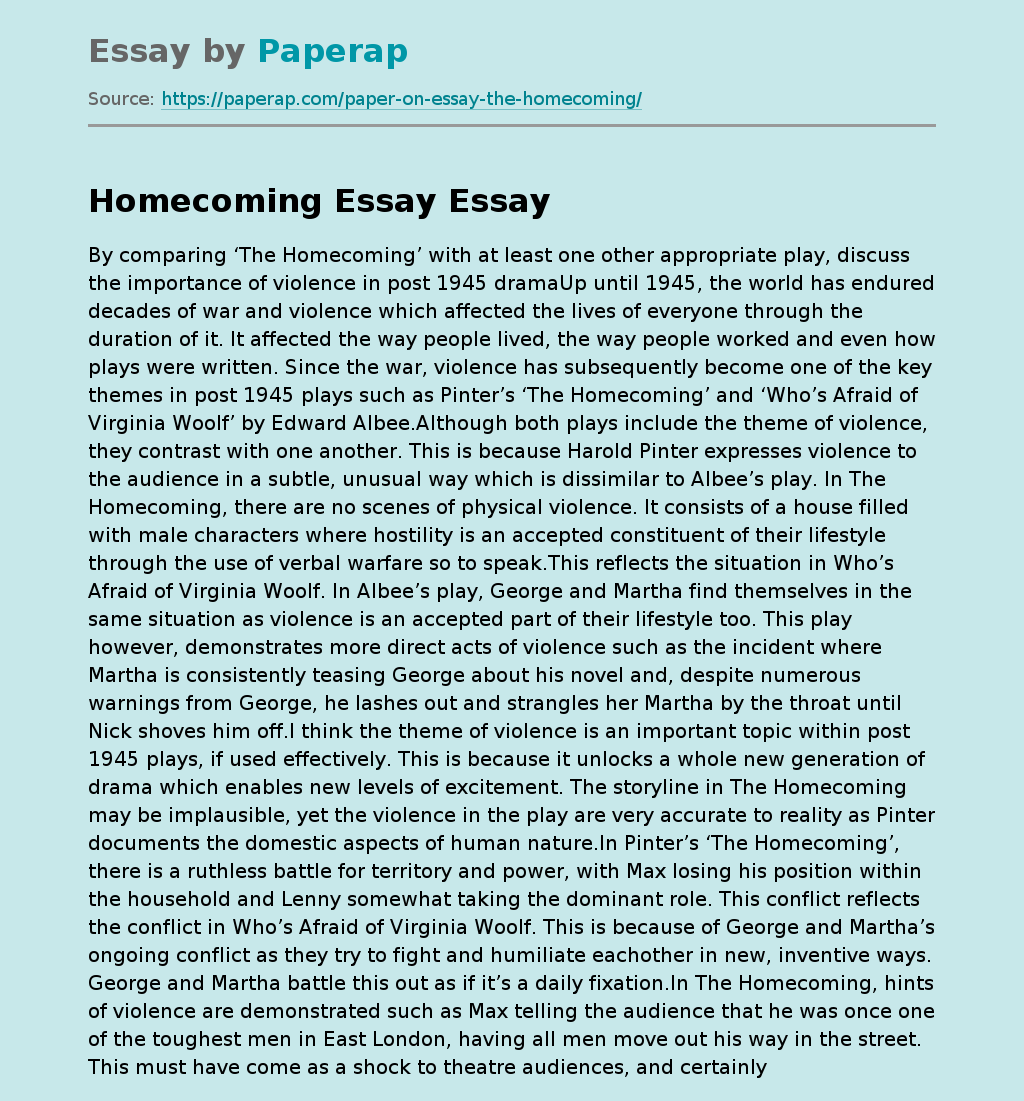 homecoming queen essay examples