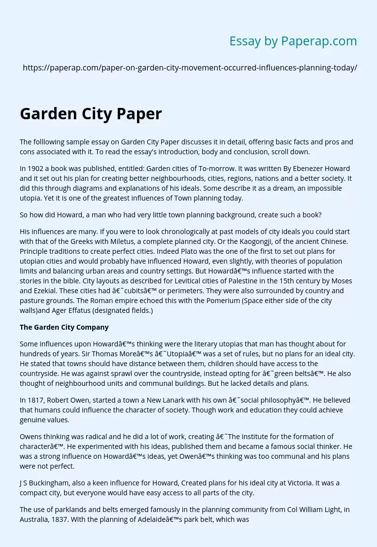 Garden City Paper