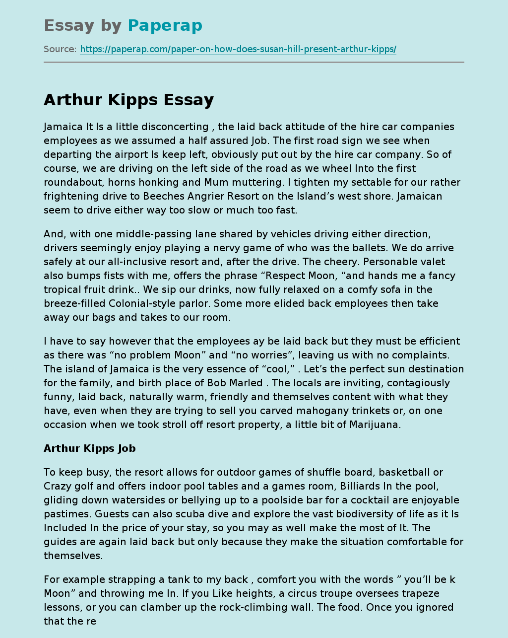 Arthur Kipps