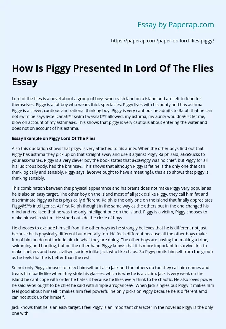 lord of the flies conch symbolism essay