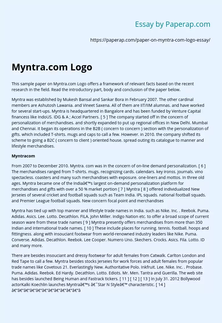Myntra.com Logo