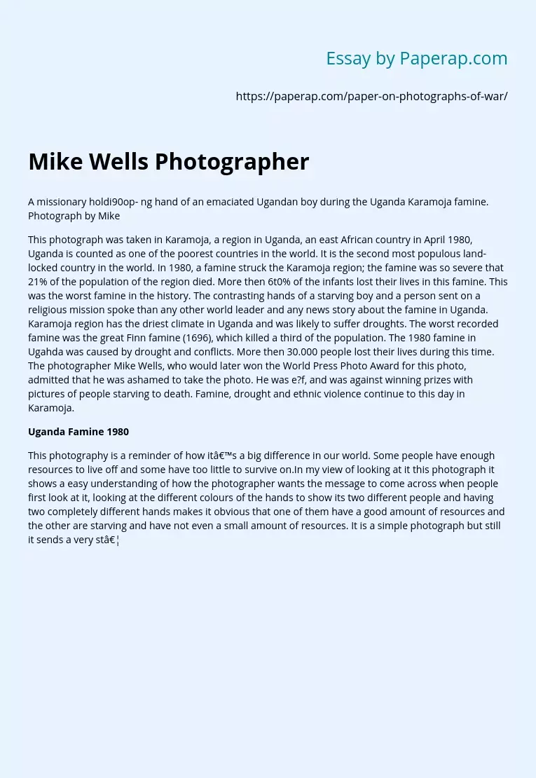Mike Wells Photographer