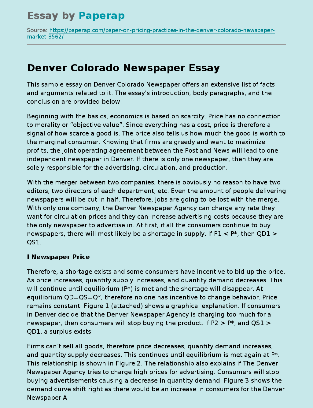 Denver Colorado Newspaper