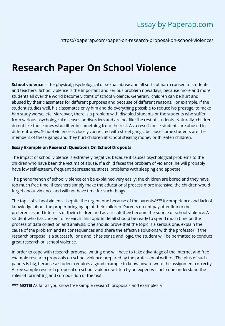 Реферат: Violence In Society Essay Research Paper There
