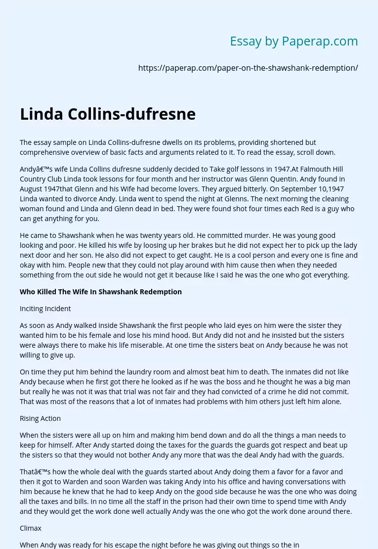 Linda Collins-dufresne