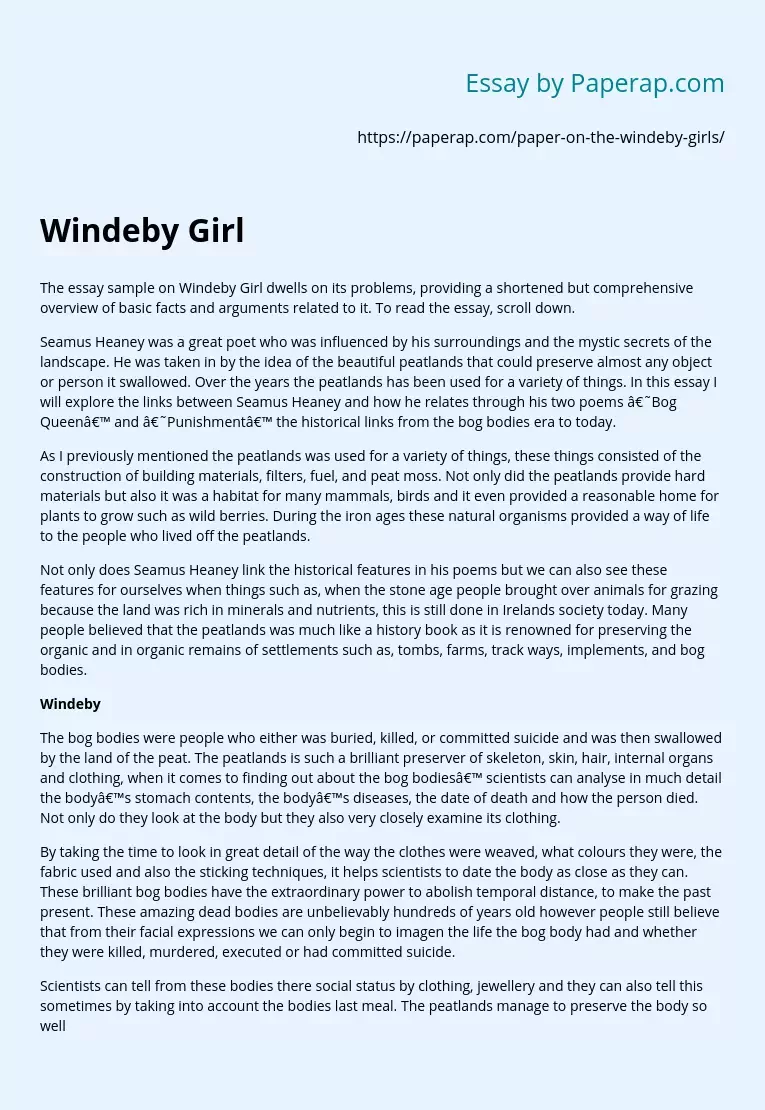Windeby Girl