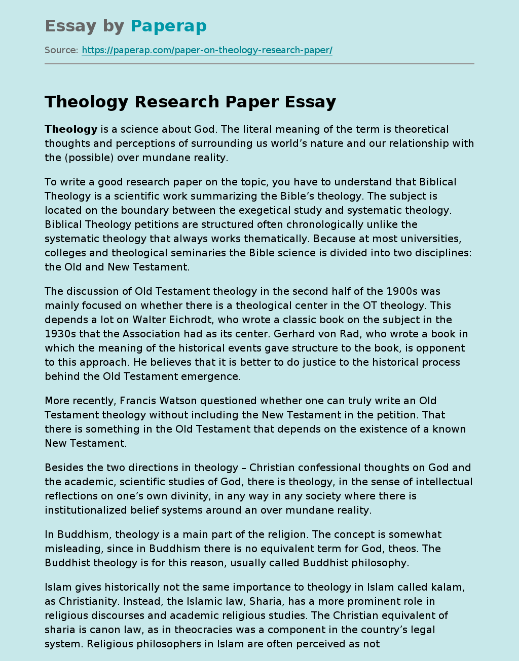 research topics in theology