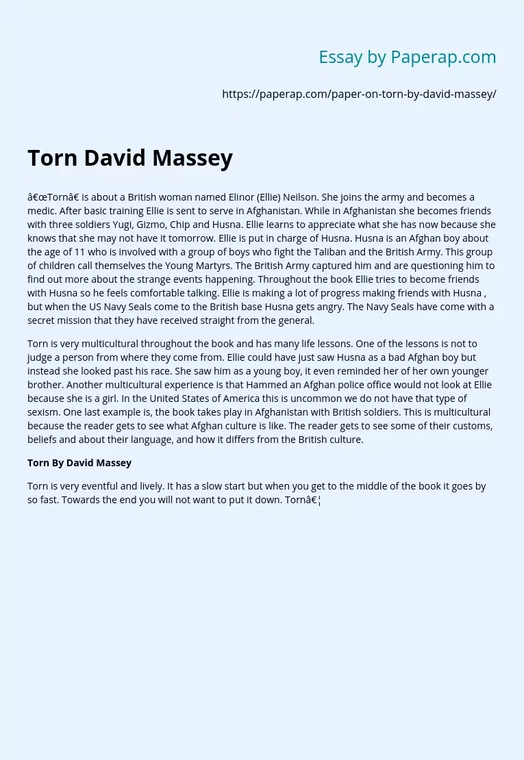Torn David Massey
