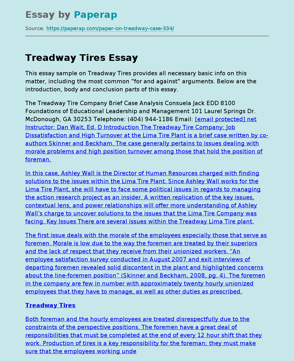 Treadway Tires