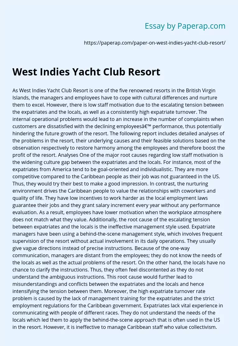 West Indies Yacht Club Resort