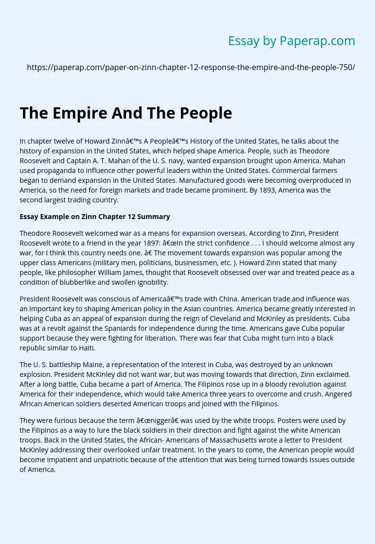 The Empire And The People
