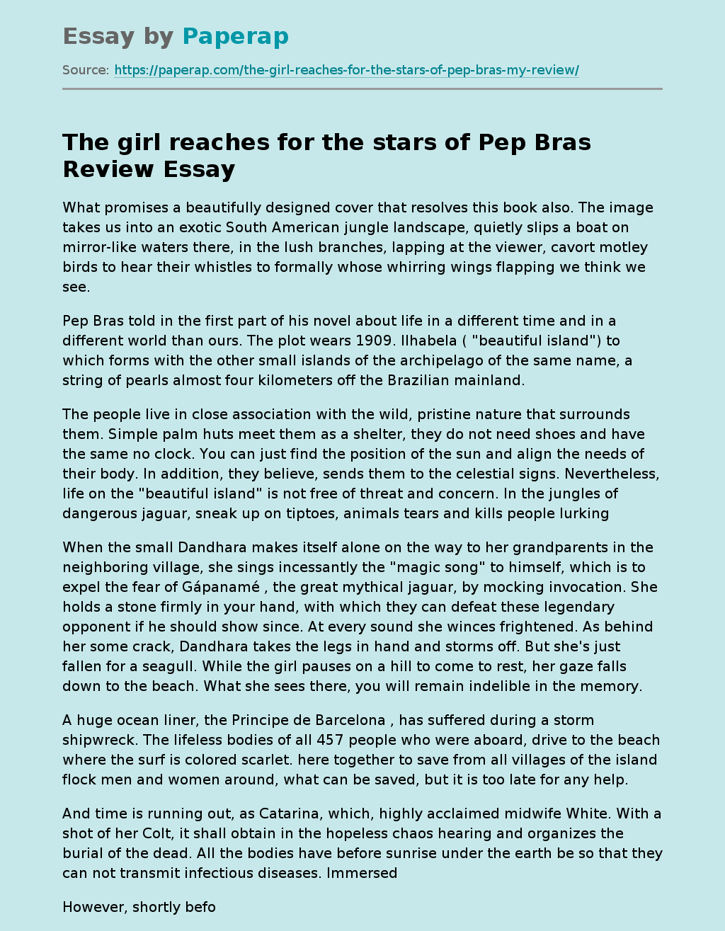 The Girl Reaches For The Stars Of Pep Bras Review