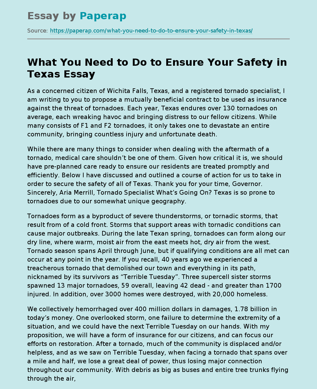 What You Need to Do to Ensure Your Safety in Texas